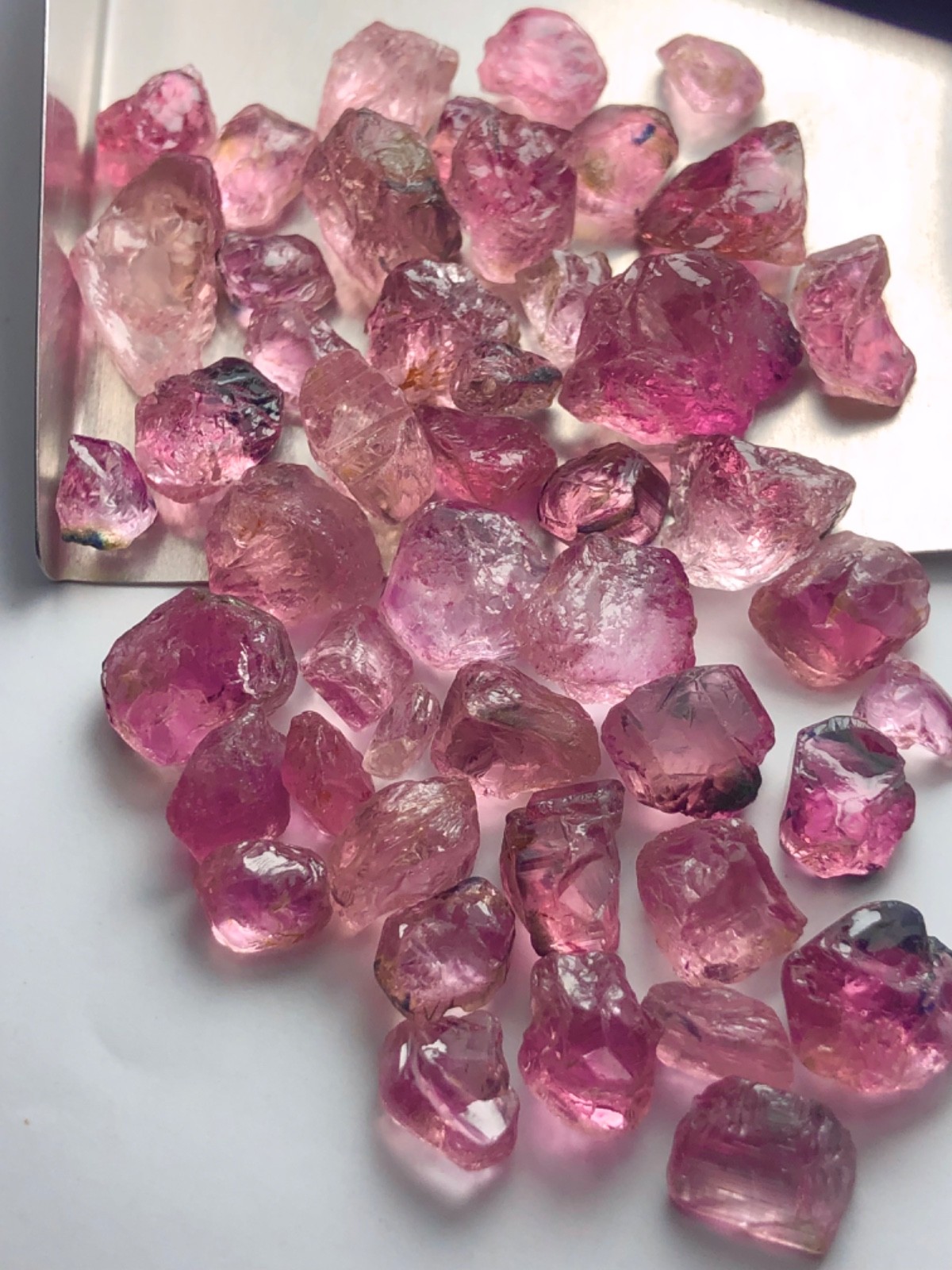 100Carat Mindblowing Rough Tourmaline Natural Baby Pink Color Facet Quality Cong