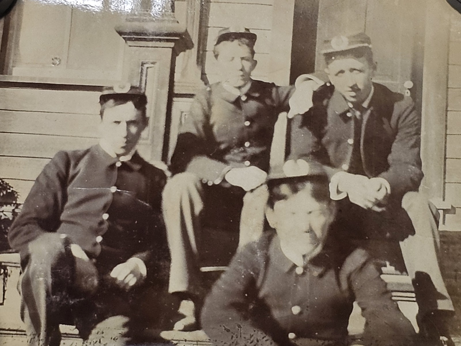 1897 University of Nevada Reno Cadets Named Jameson Arnot Original Photo Dated 