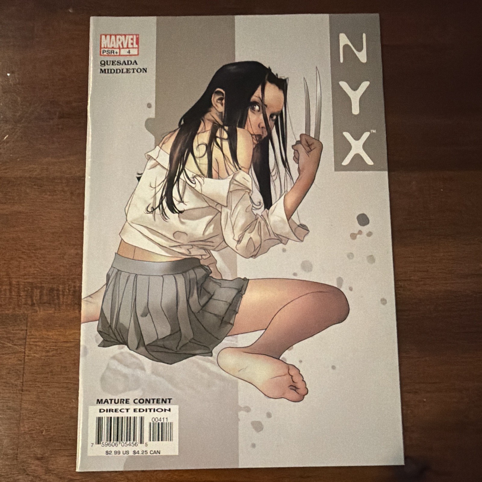 Marvel NYX #4 2004 1st app of Tatiana, 2nd app. of Laura Kinney (X-23)