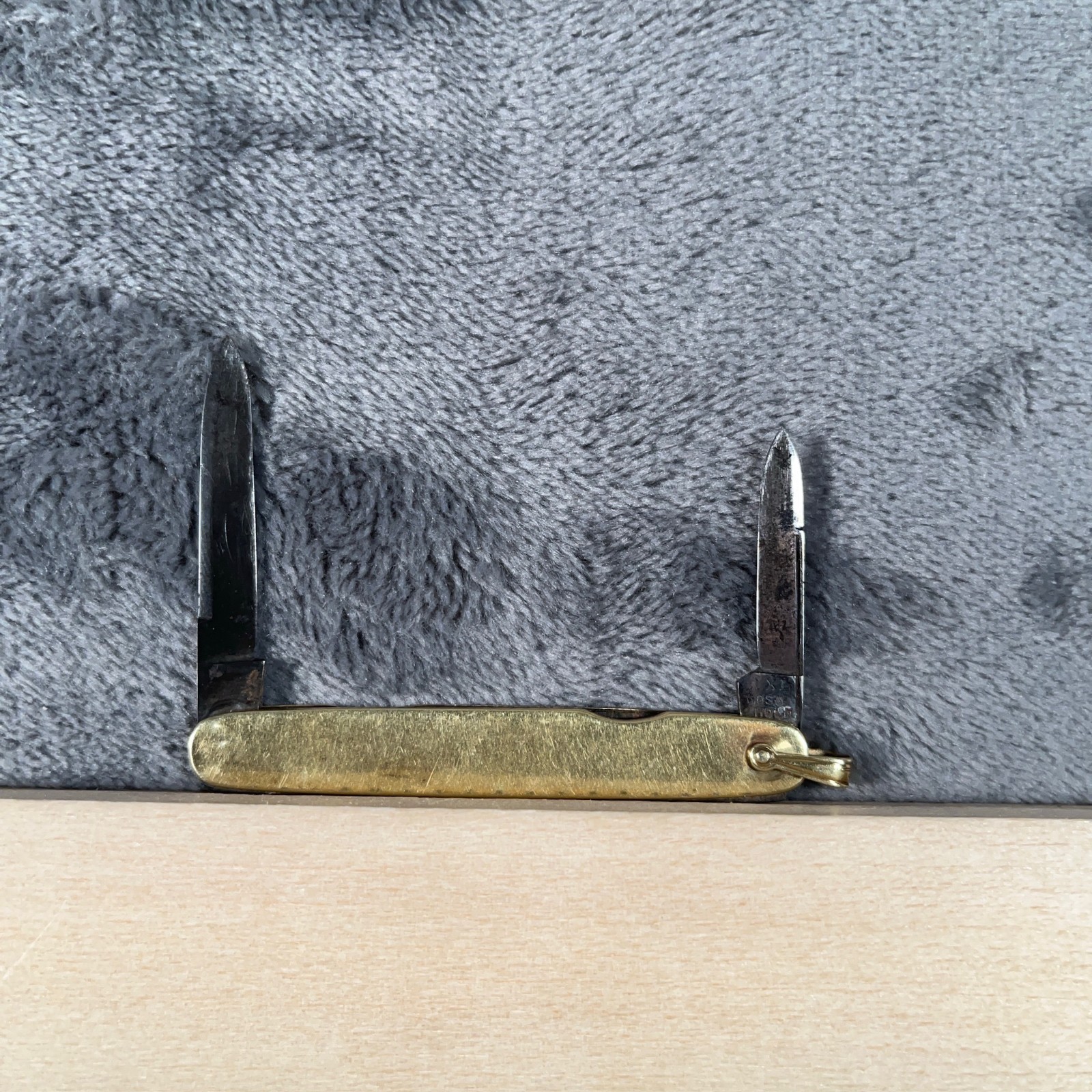 Vintage IXL Wostenholm 14K Gold Pocket Pen Knife 2 Blade Sheffield England