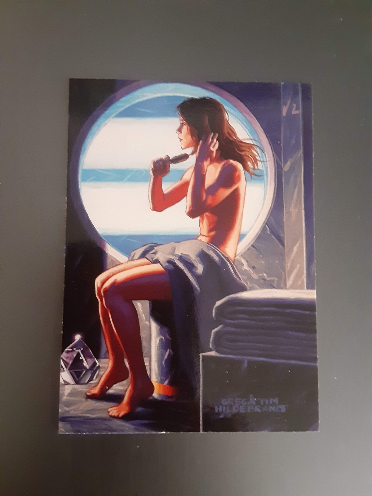 1996 Topps Card - Star Wars SHADOWS OF THE EMPIRE - Leia Prepares For Xizor # 47