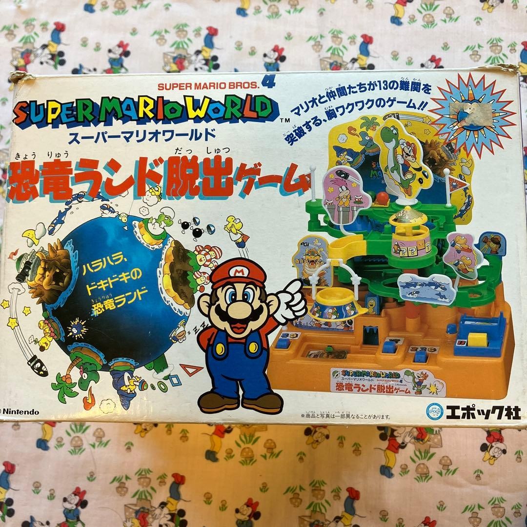SUPER MARIO WORLD Vintage Toy Adventure Game Epoc 1992 Nintendo JAPAN