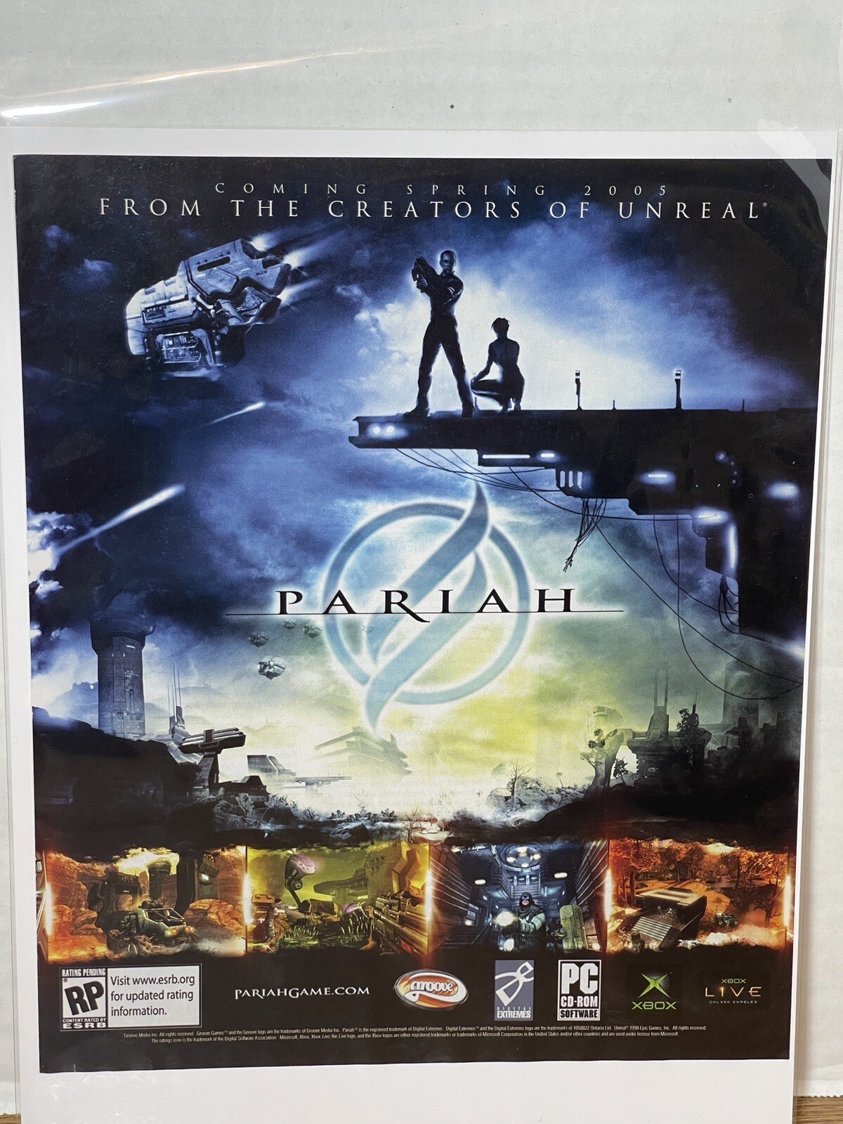 Pariah Video Game 2005 Xbox PC Magazine Print Advertisement