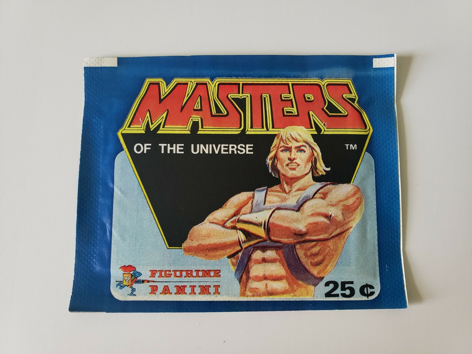 New Sealed 1983 He-Man Masters of the Universe Sticker Pack Figurine Panini
