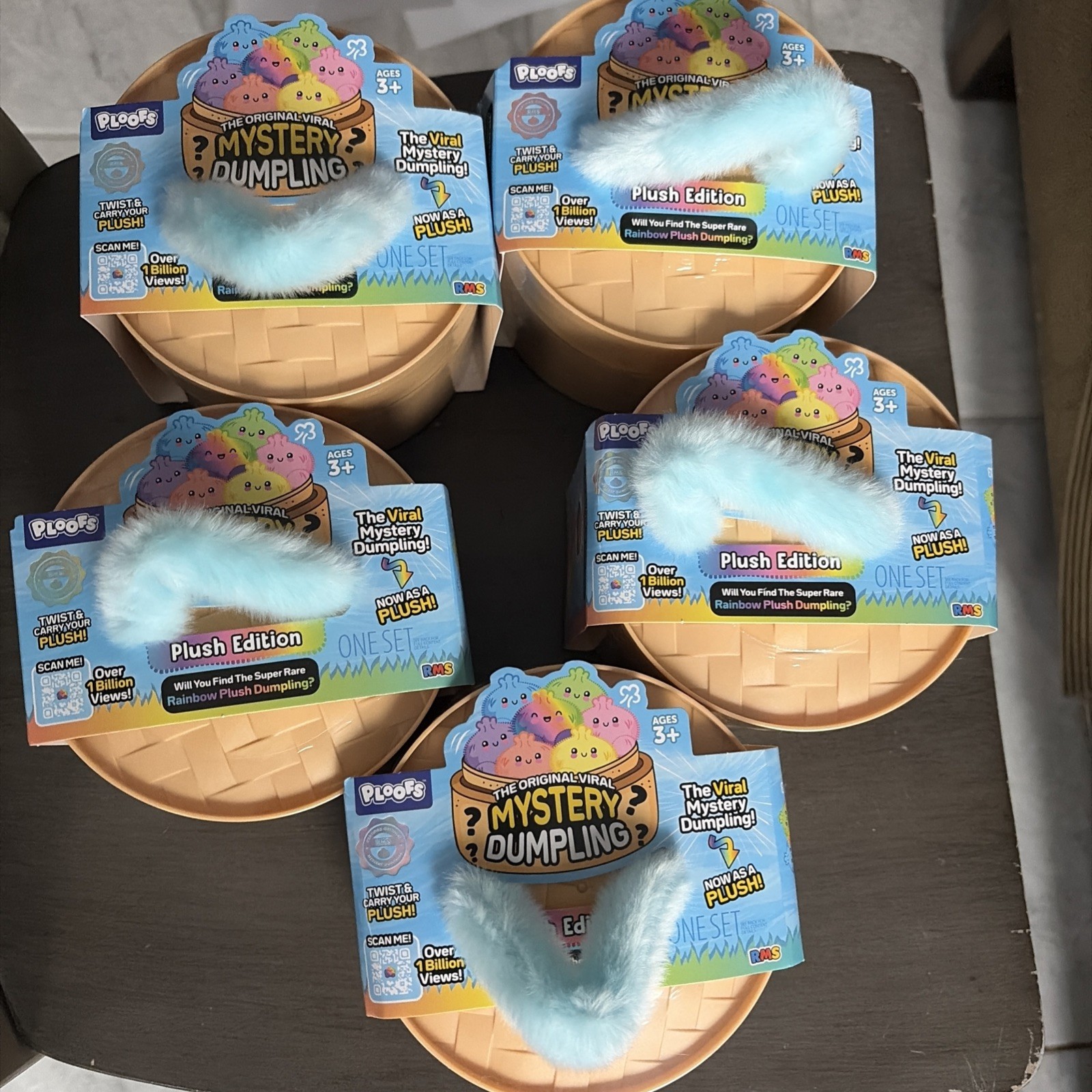 RMS Mystery Dumpling Ploofs Rainbow Plush Edition NEW SEALED Crazy Fun