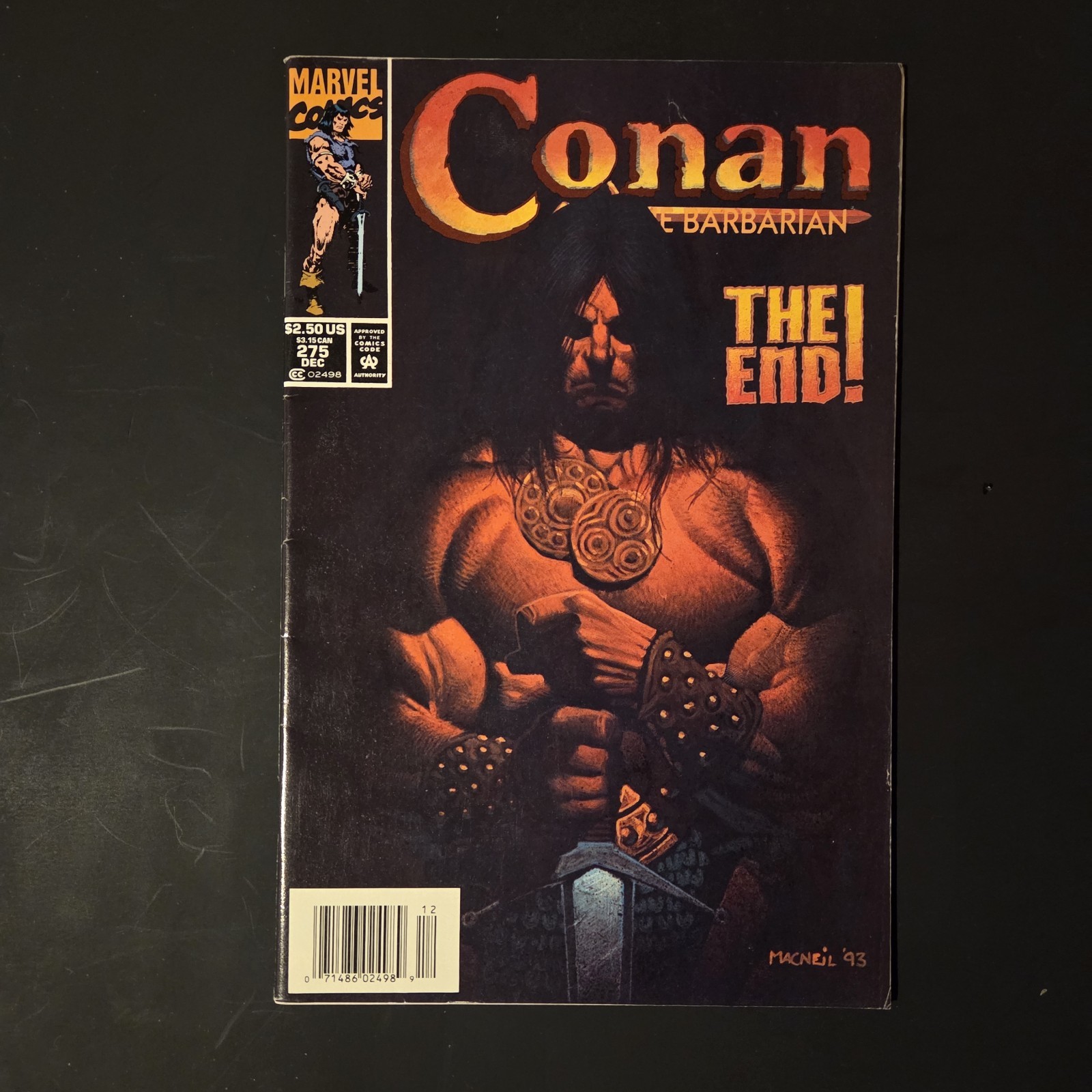 CONAN THE BARBARIAN #275 (1993)  Marvel Comics Final Issue NEWSSTAND Cb13
