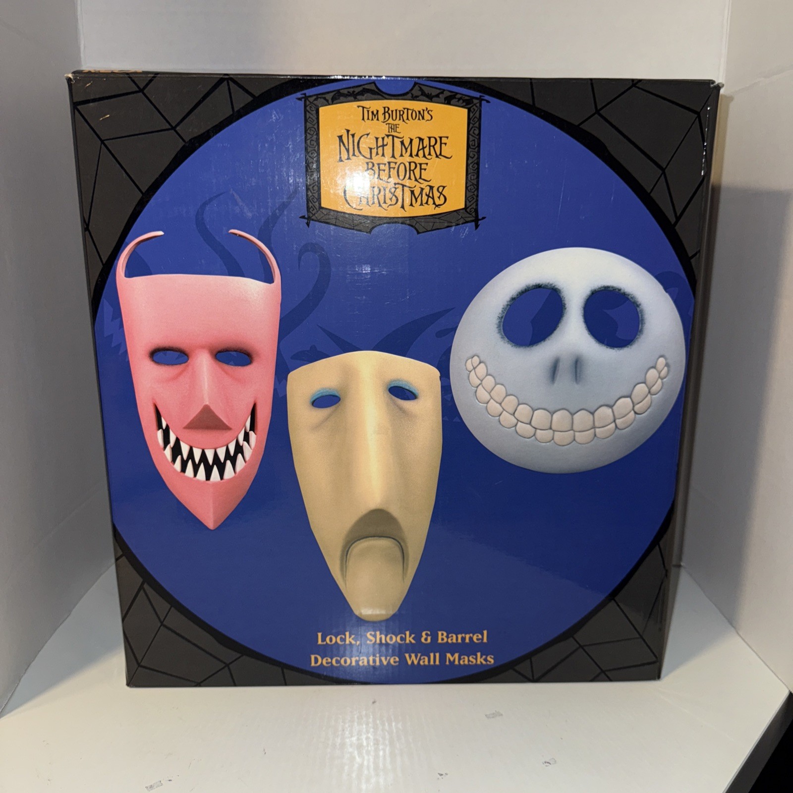 NECA The Nightmare Before Christmas Lock Shock & Barrel Decorative Wall Masks