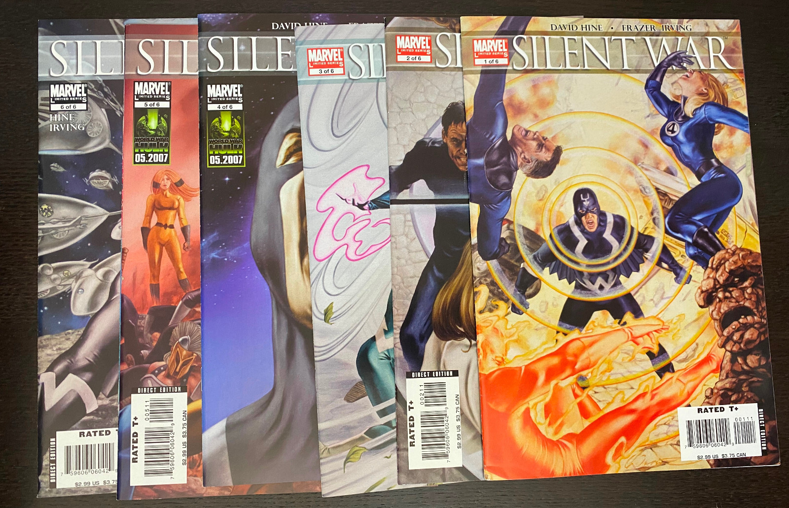 SILENT WAR #1-6 (Marvel Comics 2007) -- #1 2 3 4 5 6 -- FULL Set