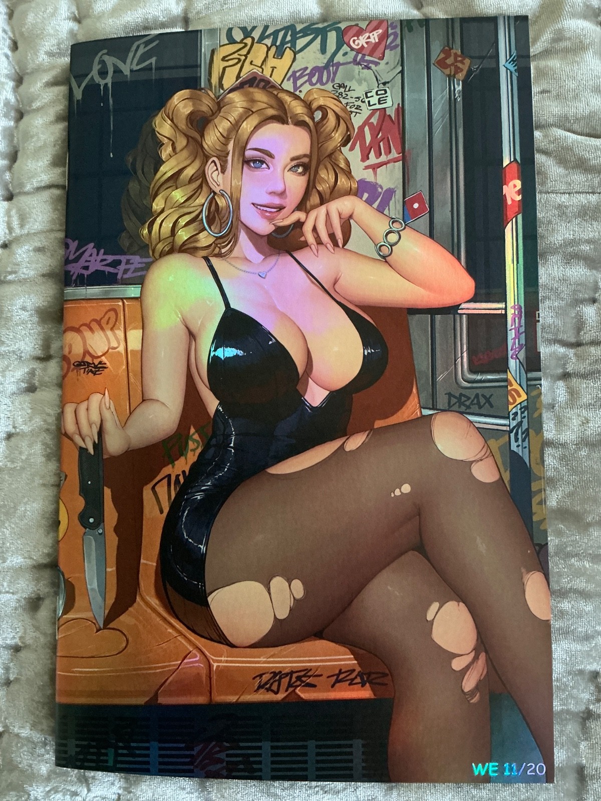 DUTY CALLS GIRLS #2 NM DRAVACUS SLASHER HOMAGE FOIL VARIANT LMT 20