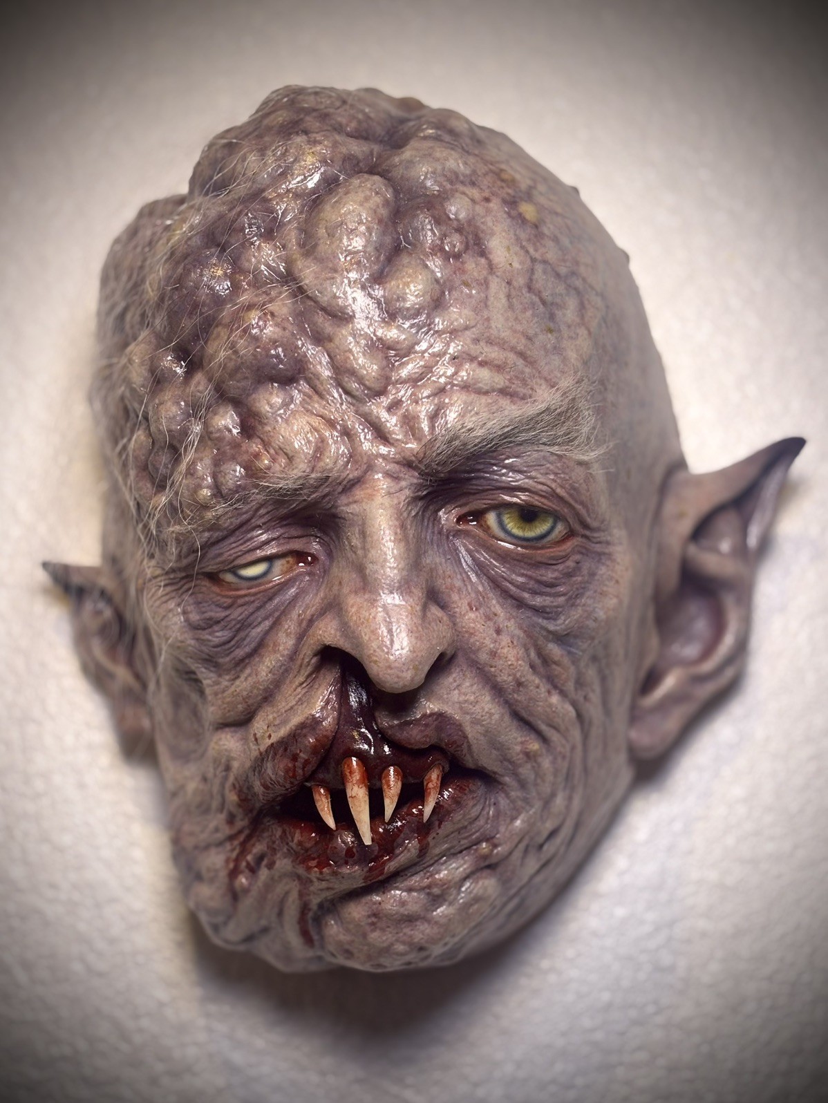 Mutant Vampire Latex Display Wall Mount Mask Not Jordu Schell