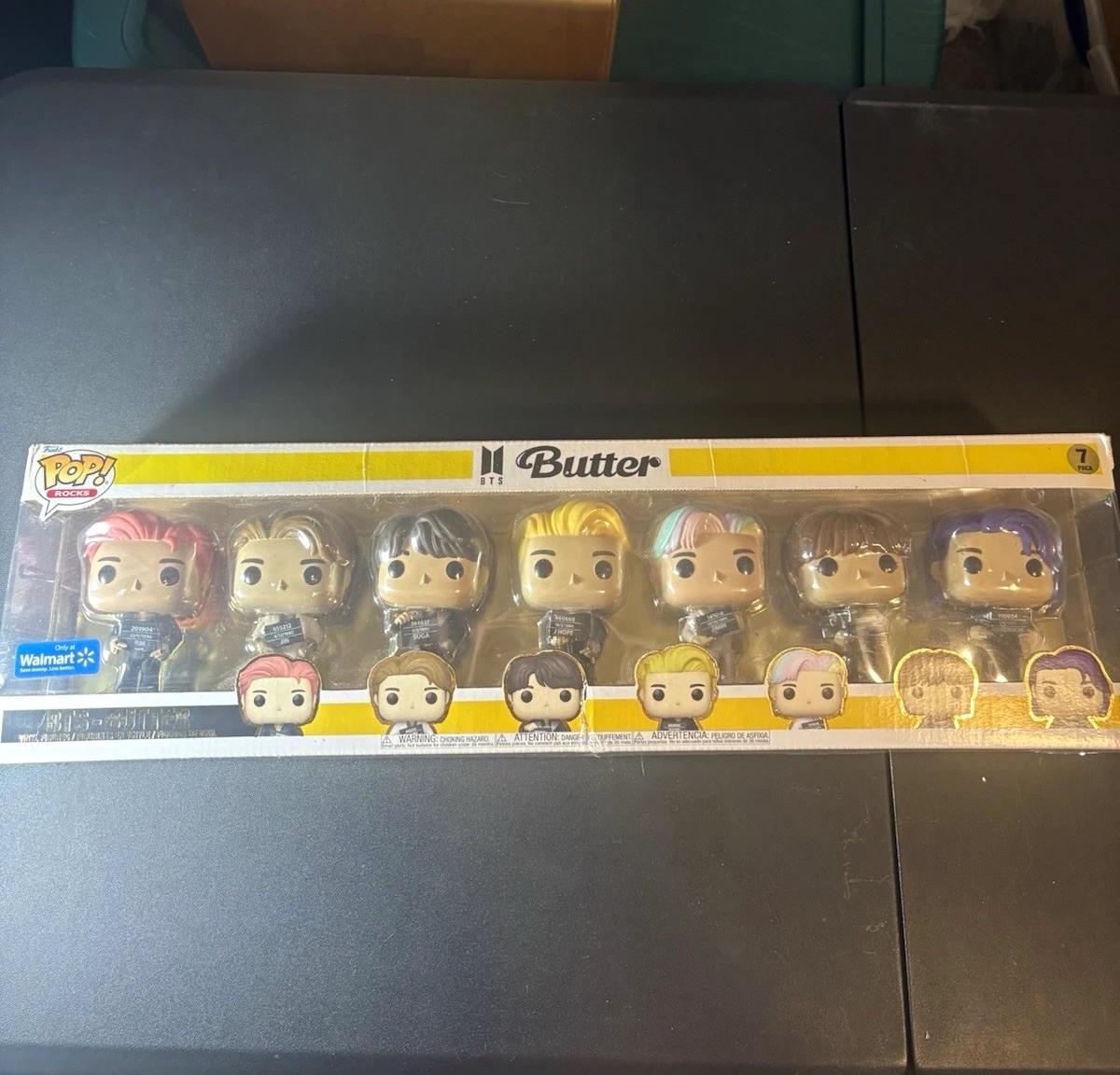 Funko Pop Rocks BTS Butter 7 Pack Vinyl Figures Walmart Exclusive Disney Lego