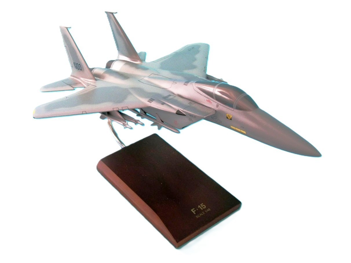 USAF Boeing Douglas F-15 Strike Eagle Desk Display Jet Model 1/48 XX Airplane