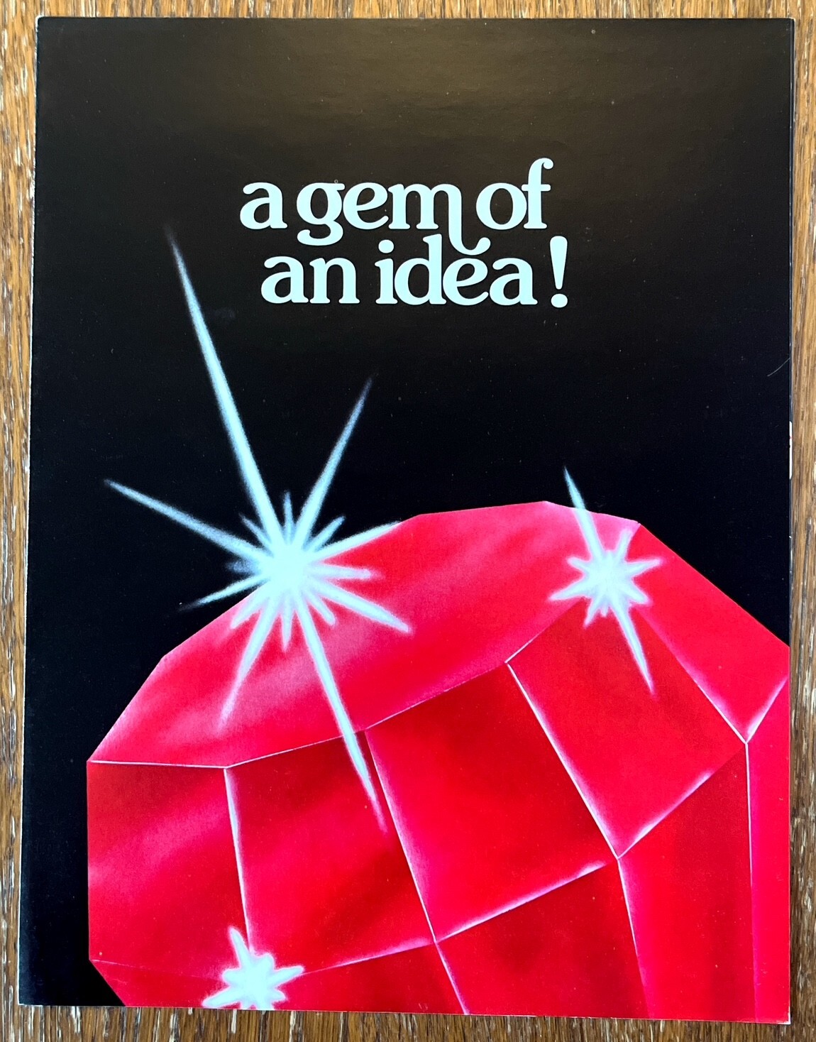 1970s Topps Ring Pop Promotional Folder Sell Sheet #519-1 First Edition Launch