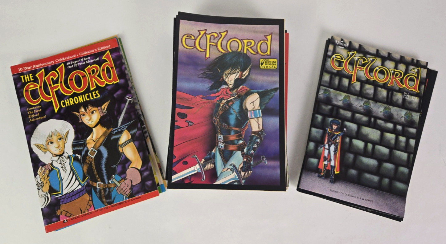 Lot of 44 Elflord Comic Books: 6 Volume 1, 32 Volume 2 and 6 Chronicles, Aircel