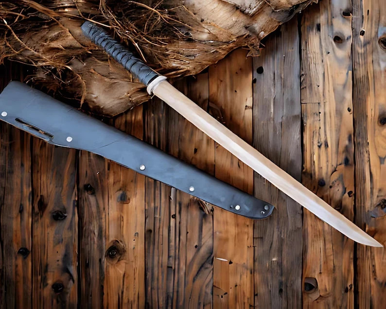 Beautiful Custom Handmade D2 Tool Steel Sword Katana Samurai Sword With Sheath