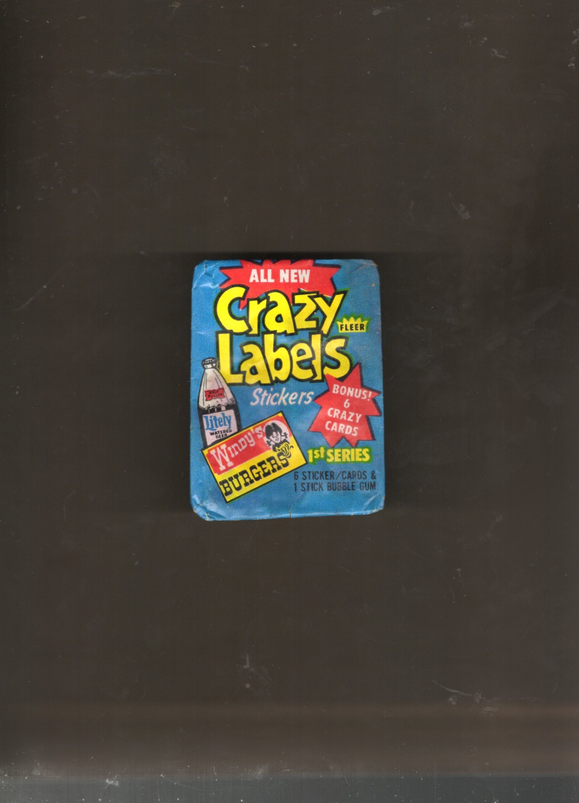 1979 FLEER  ALL NEW CRAZY LABELS  1ST SERIES WRAPPER