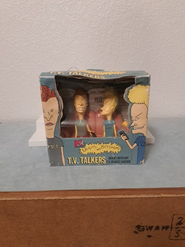 Beavis and Butthead TV Talkers MTV's Original Box Tested Works w/ Any TV Remote 