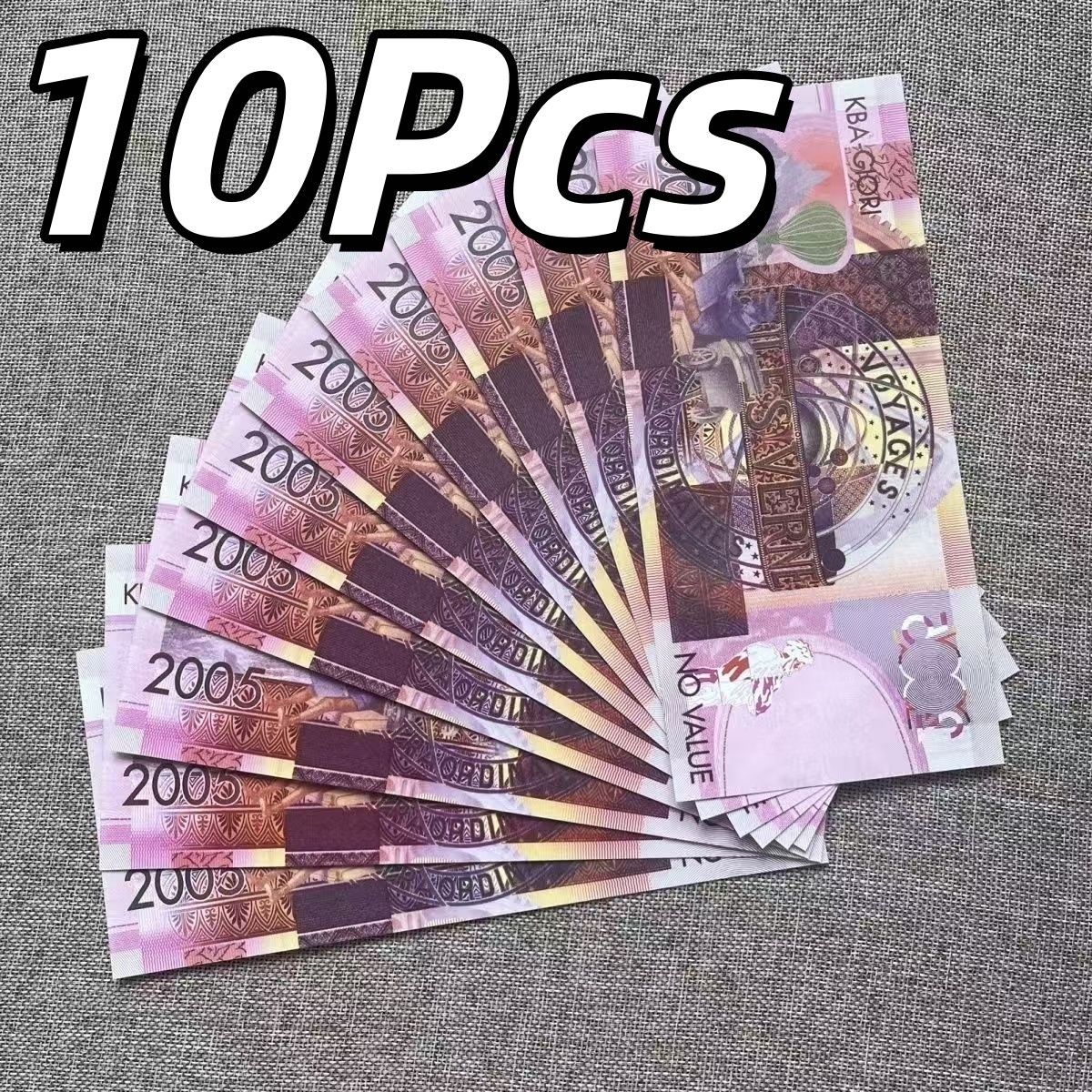 KBA GIORI 10 pcs, Test Note / Specimen, 2005, Jules Verne, UNC, 