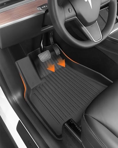 Bsteciar Tesla Model Y Floor Mats Set (4pcs) - Floor Mats for Tesla Model Y -