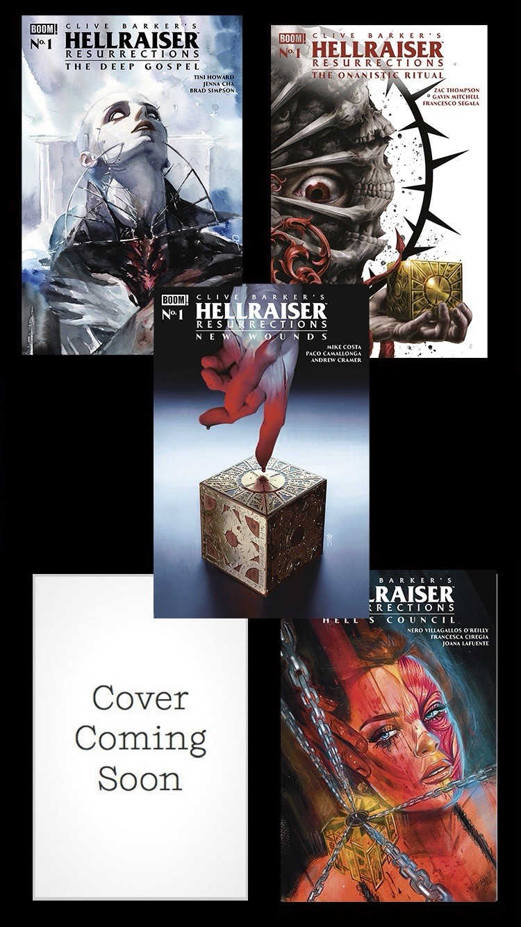 Hellraiser: Resurrections #1 - CXC 5 Book Horror Bundle Complete FOC Set 9/28/26
