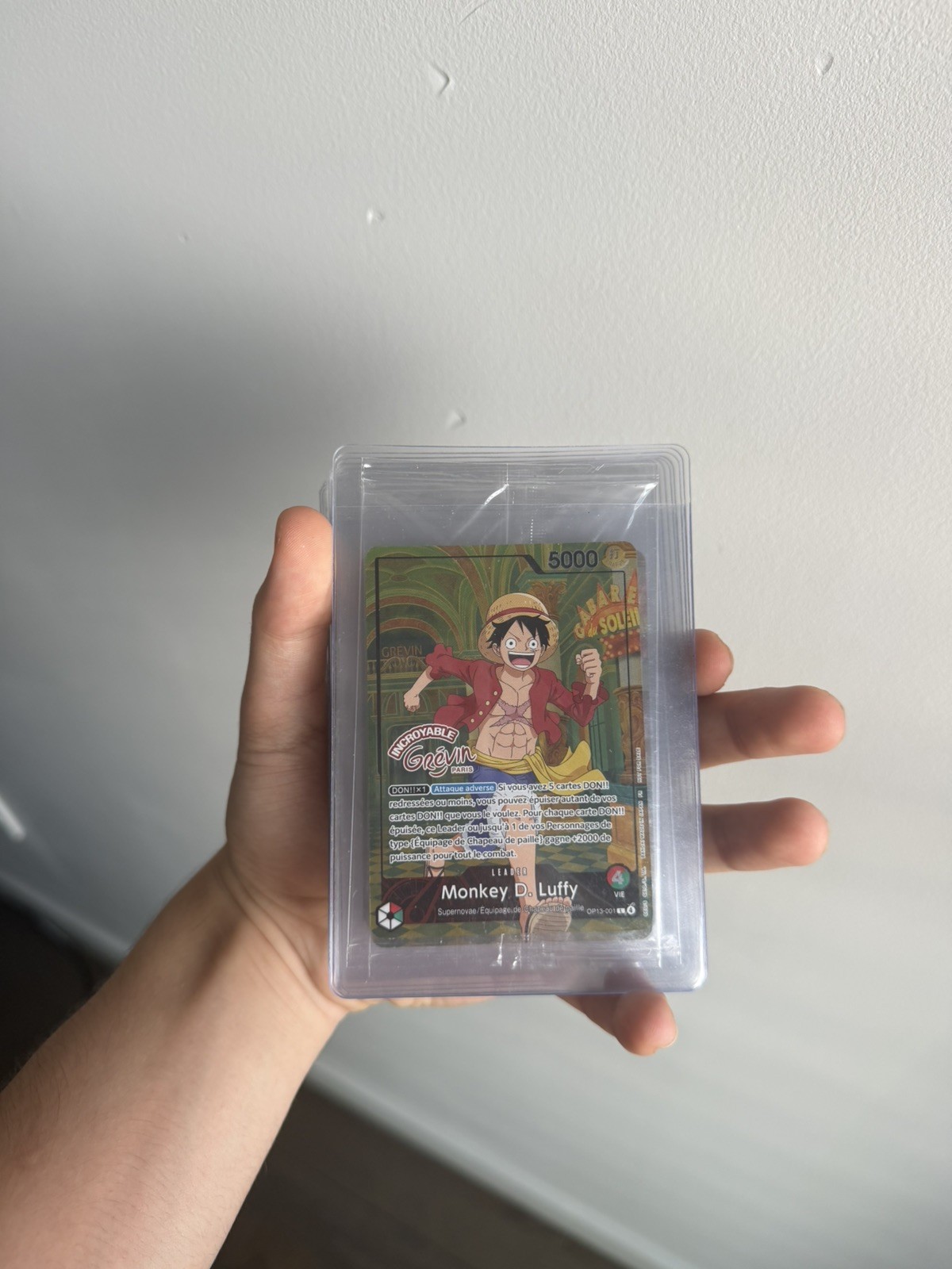 TCG One Piece Card - Monkey D. Luffy OP13-001 - Musée Grévin Paris Exclusive