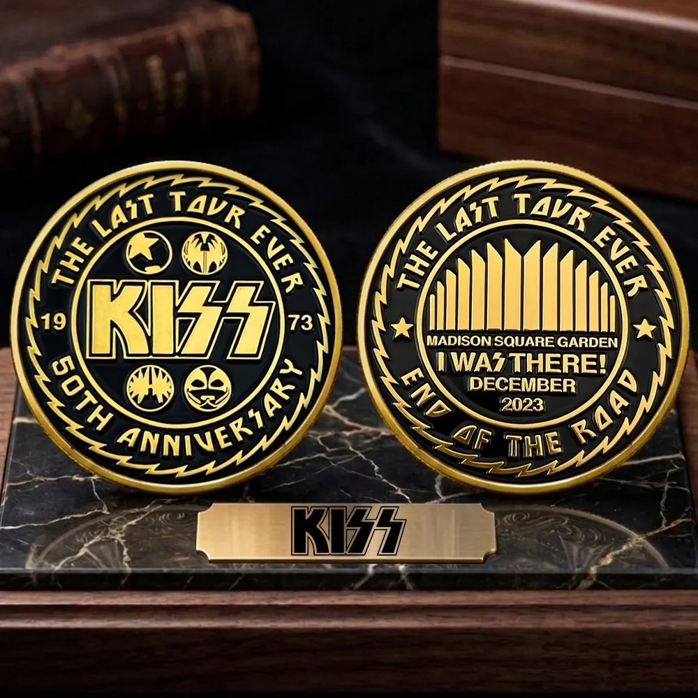 KISS End of the Road Final Tour Coin Madison Square Garden 50th Anniversary