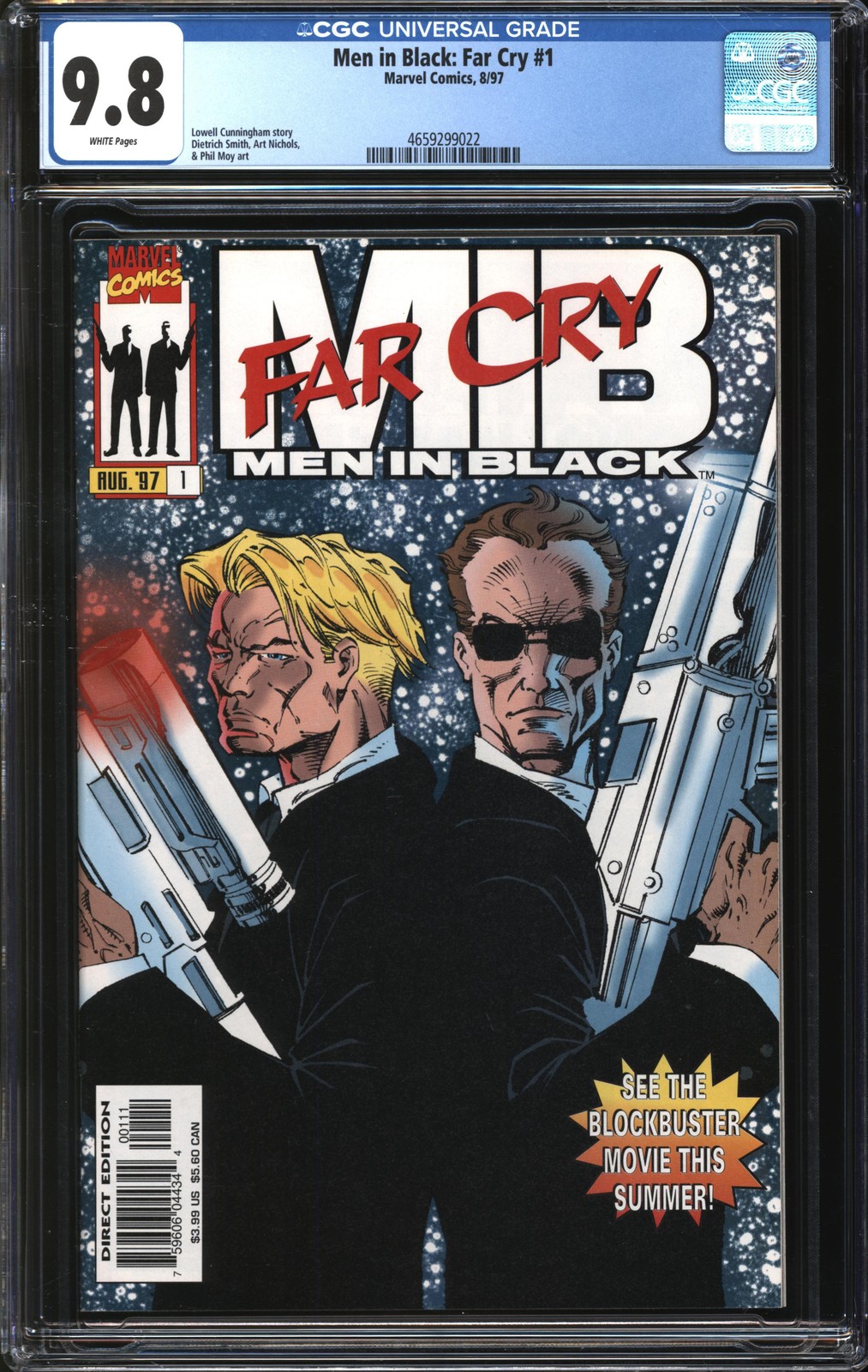 Men In Black: Far Cry (1997) #1 CGC 9.8 NM/MT