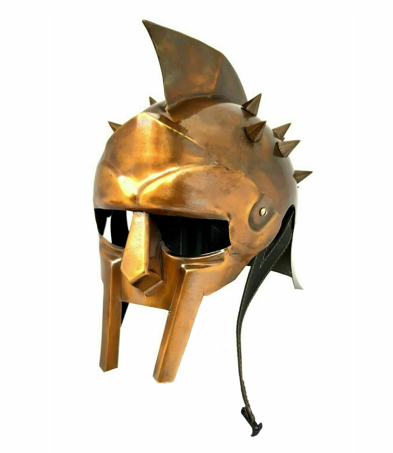Gladiator 18 Gauge Steel Warrior Headgear Medieval Helmet Spaniard Roman