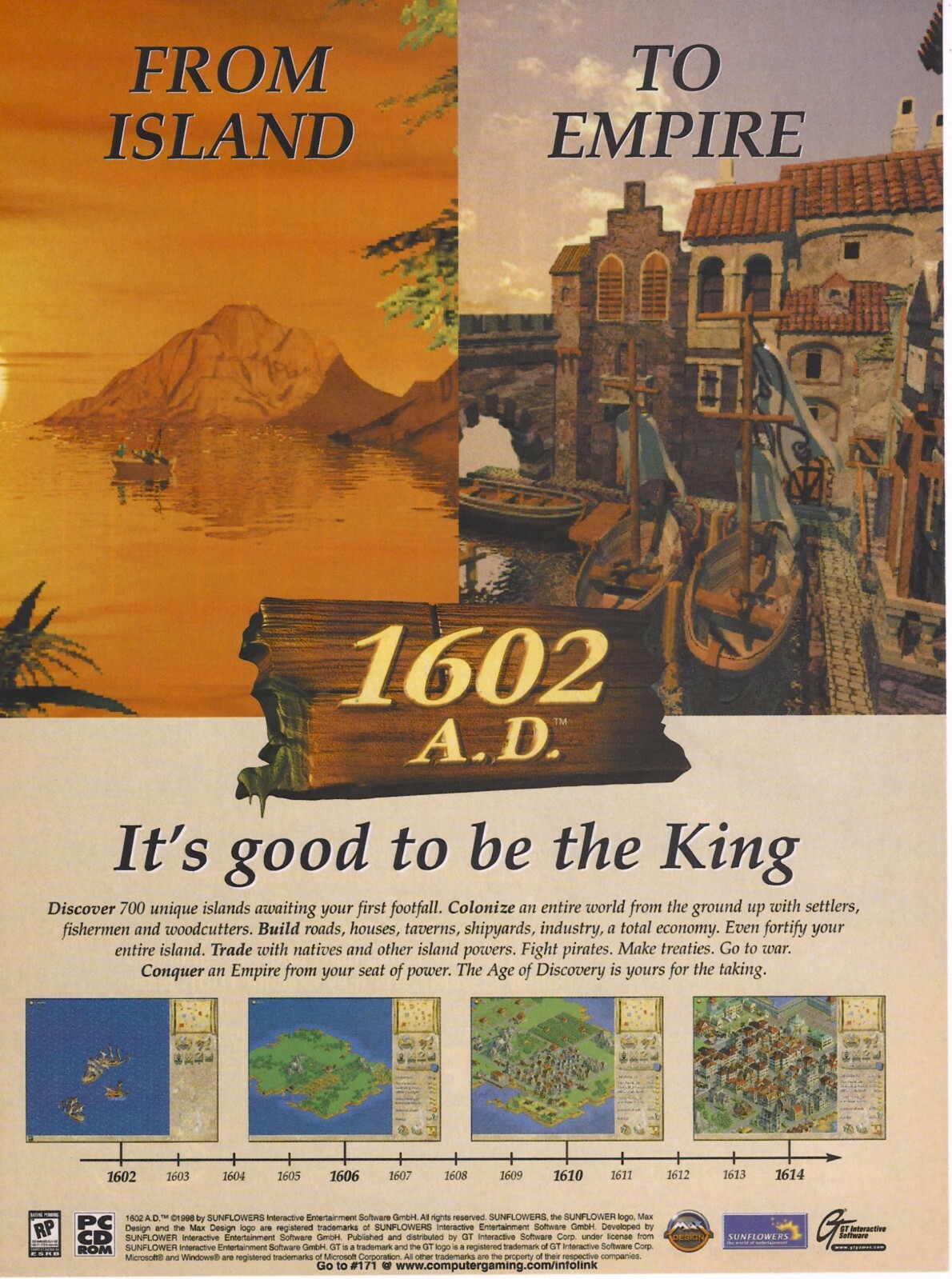 1602 A.D. Print Ad/Poster Art PC Big Box (A)