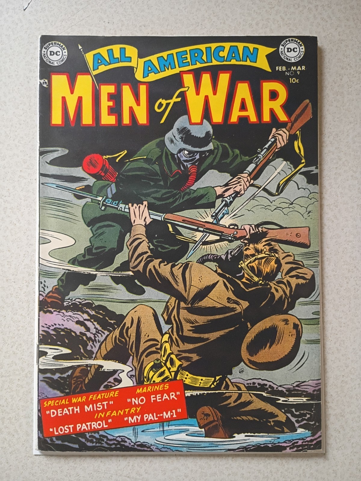 All American Men Of War 9 1954 6.0