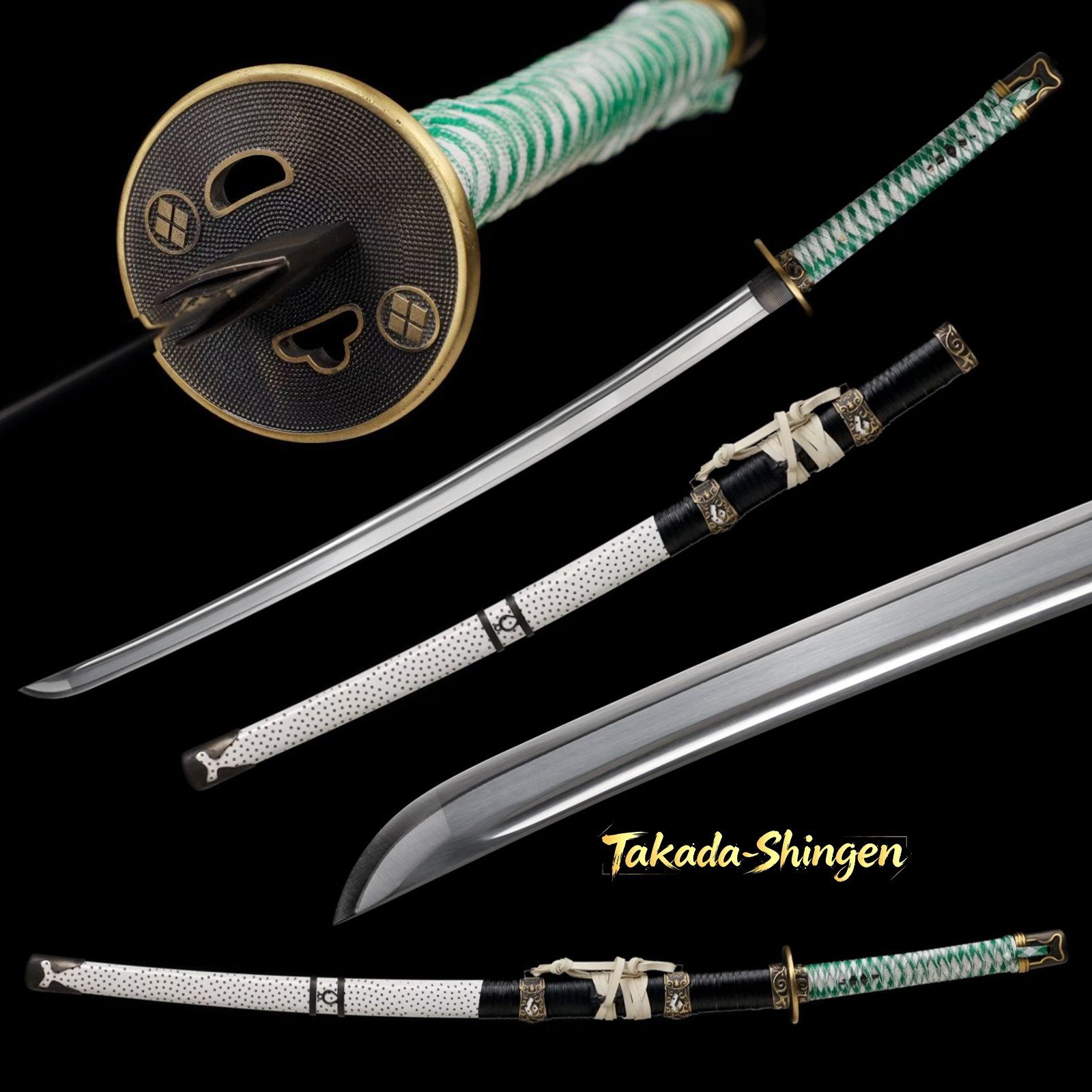 handmade ghost of yotei master yoshida tachi sword spring steel blade katana
