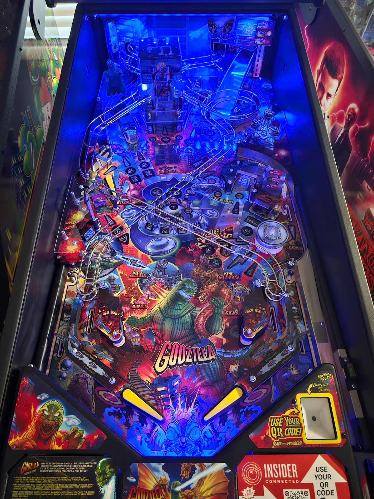 2006-NOW Pinball Machine Playfield LED Light MOD w/16+ Colors + Remote +USB