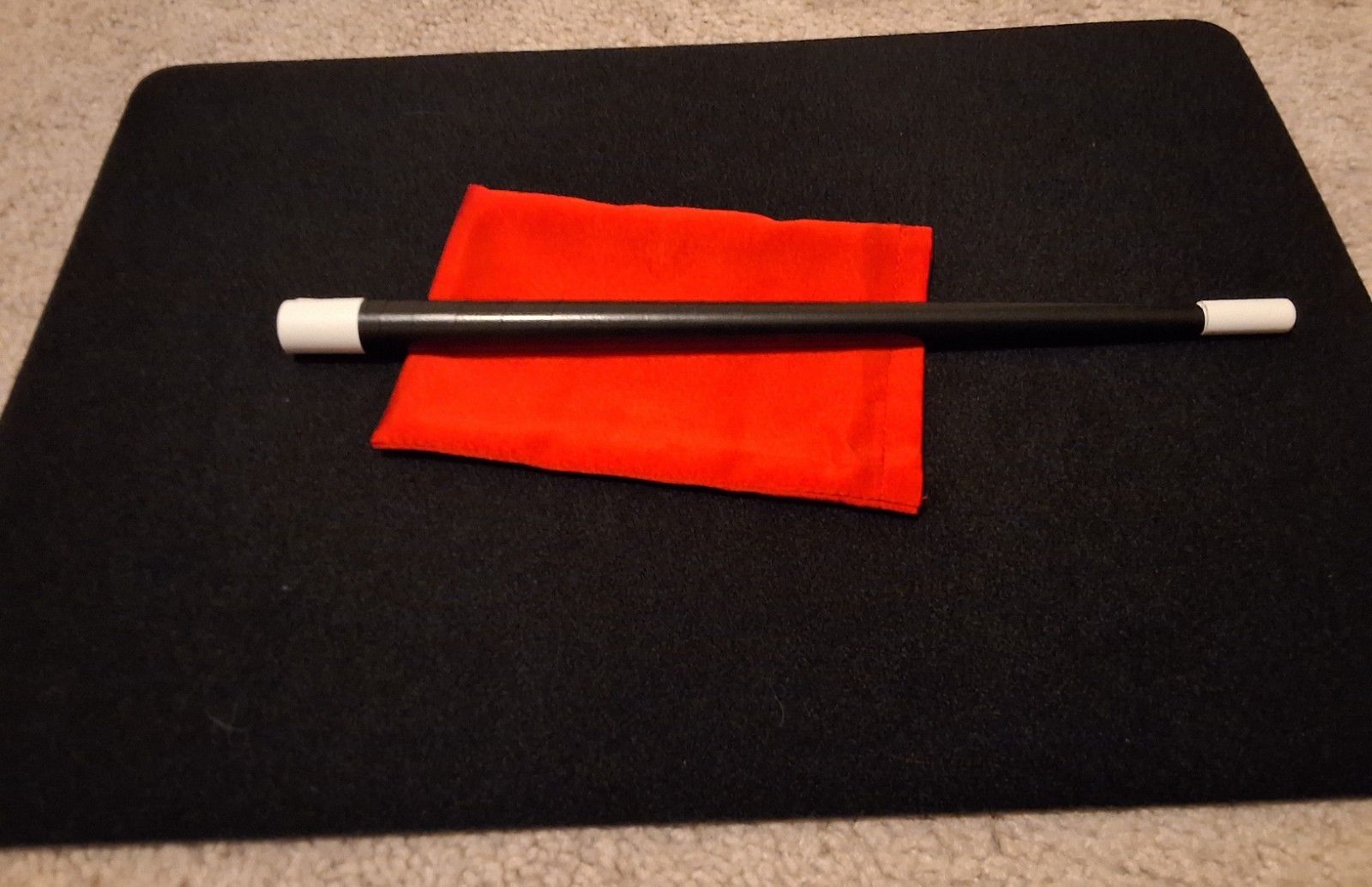 Appearing Magic Wand - (metal) Magic Trick . Works on a 