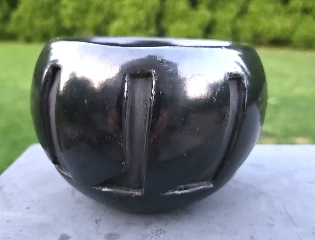 Santa Clara Pottery Blackware 3.5\