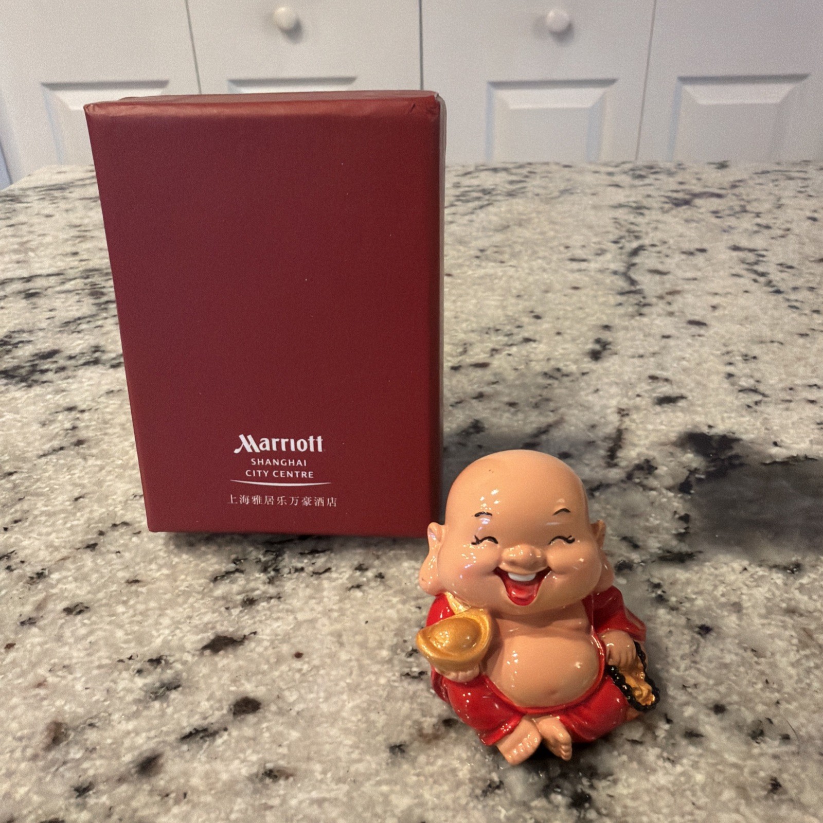 Marriott Baby Buddha Figure Shanghai City Centre Good Luck Charm Buddhism