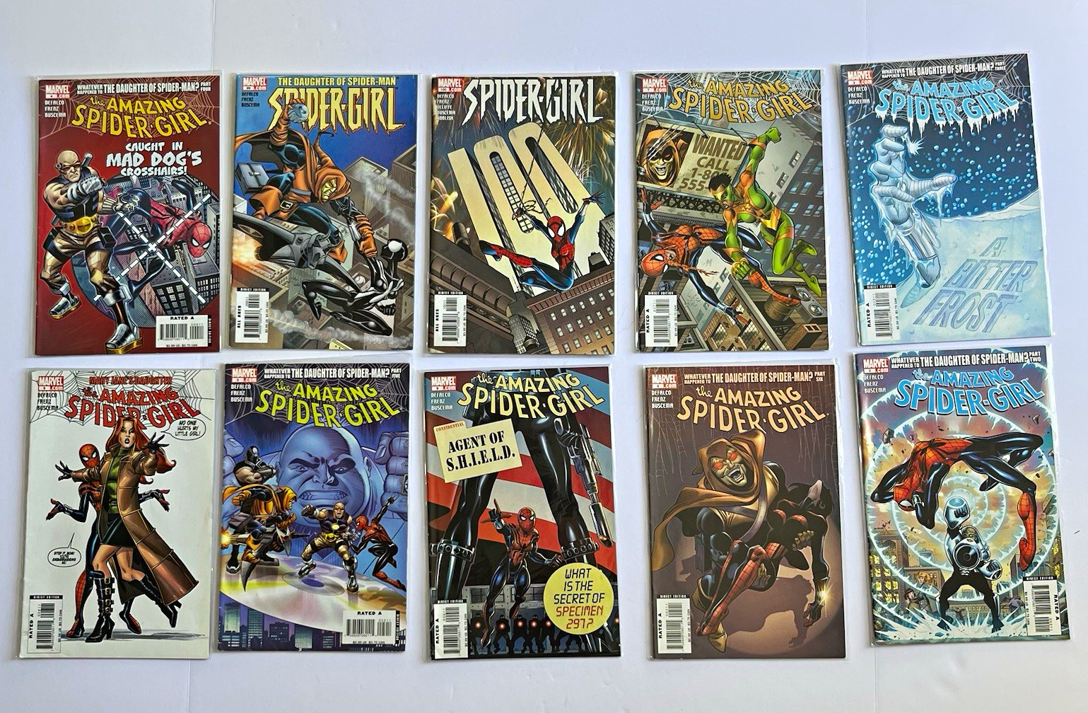 Marvel The Amazing Spider-Girl Comic Book Lot Direct Edition Spider-Girl/Man