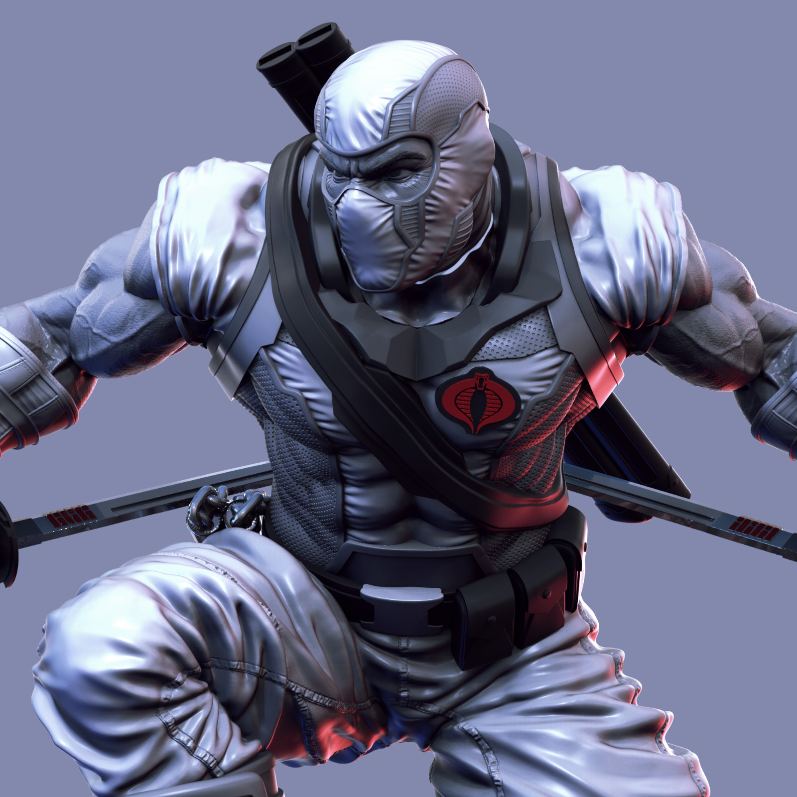 Storm Shadow | Arashikage Winter Strike Edition | UNPAINTED | 1/8 Scale Resin Ki
