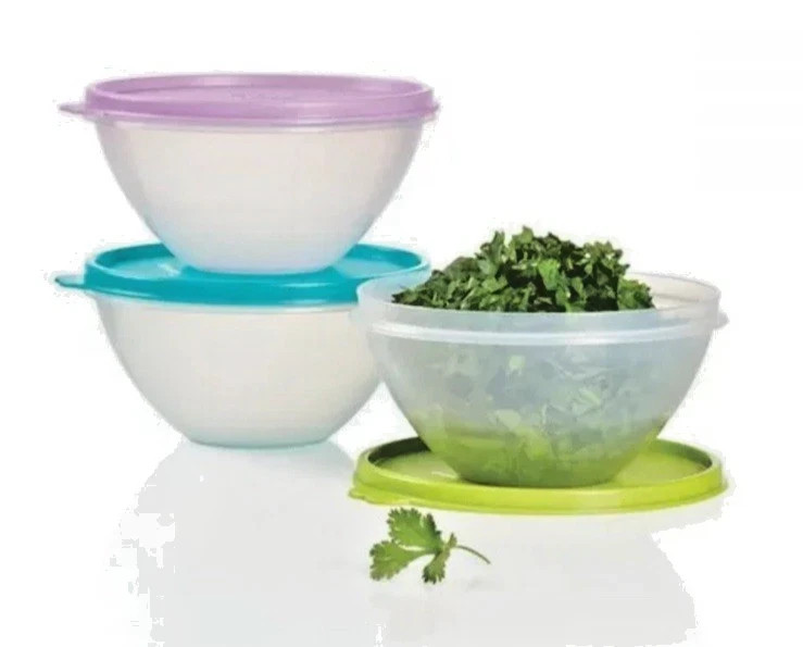 🌈🥣Tupperware MINI Wonderlier Bowls Set of 3 NEW