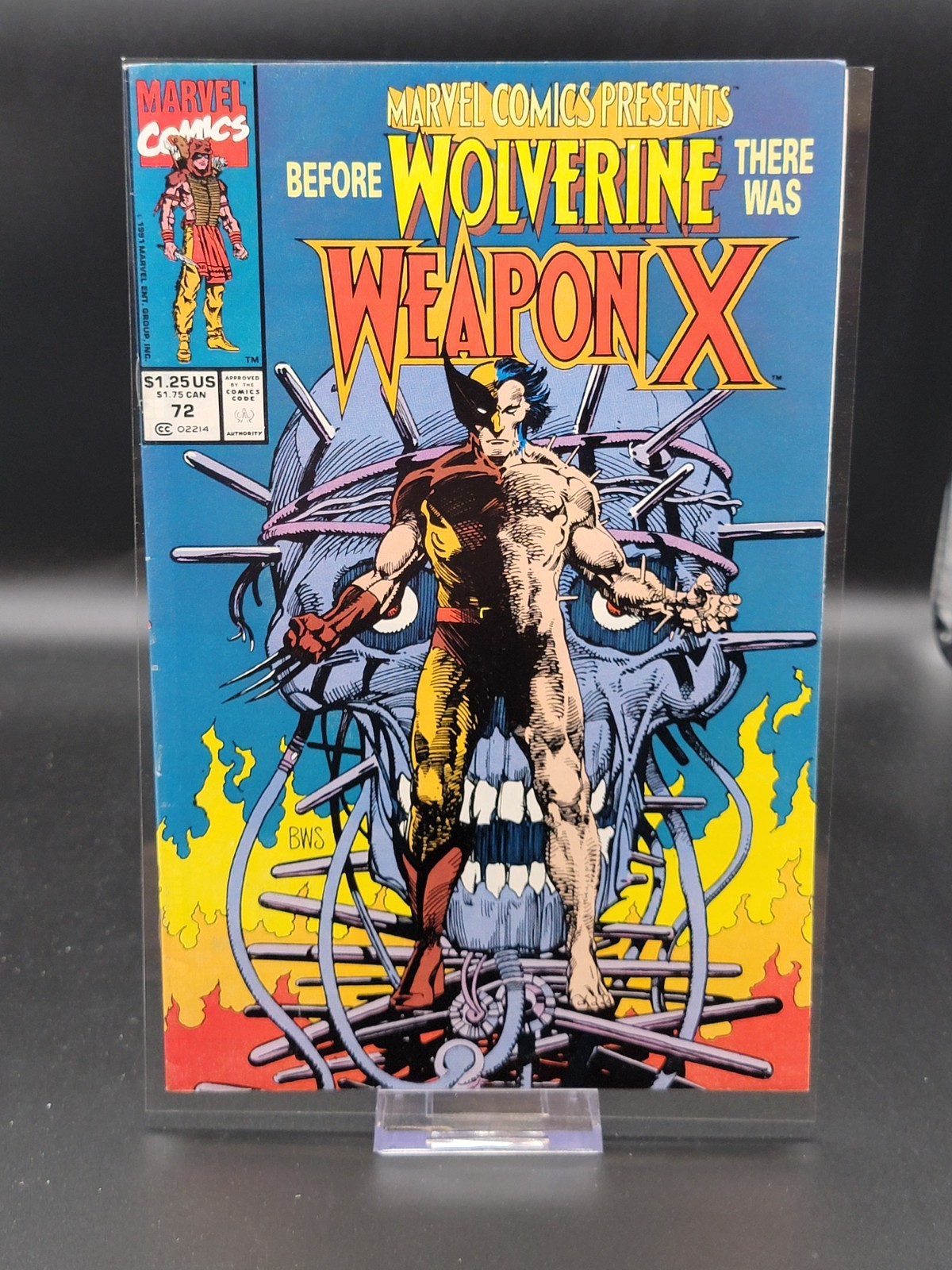 Marvel Comics Presents #72 Newsstand • Marvel • 1991 • Origin Wolverine/Weapon X