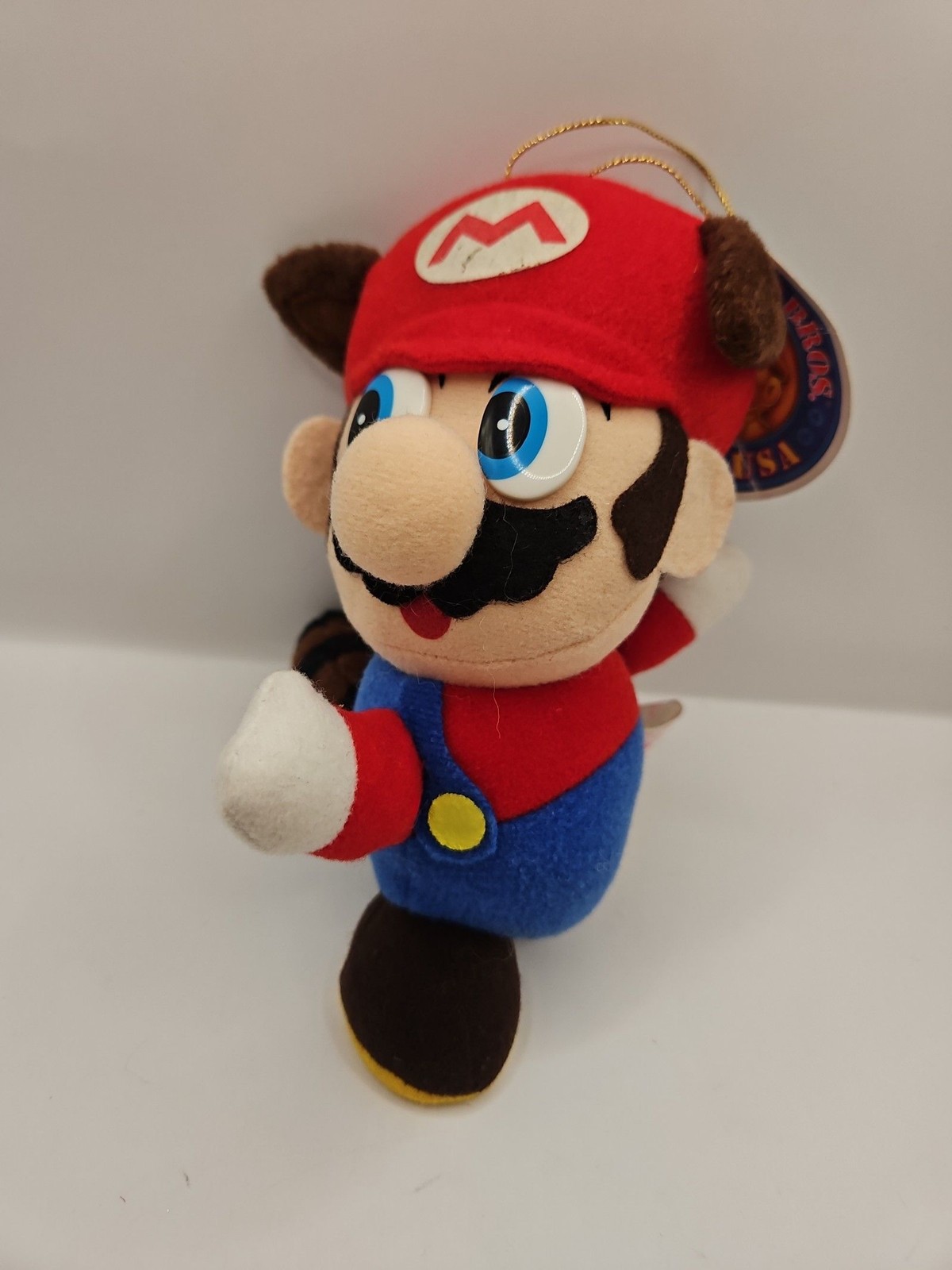 Rare 1993 Super Mario collection tail mario vintage Plush Doll toy Nintendo