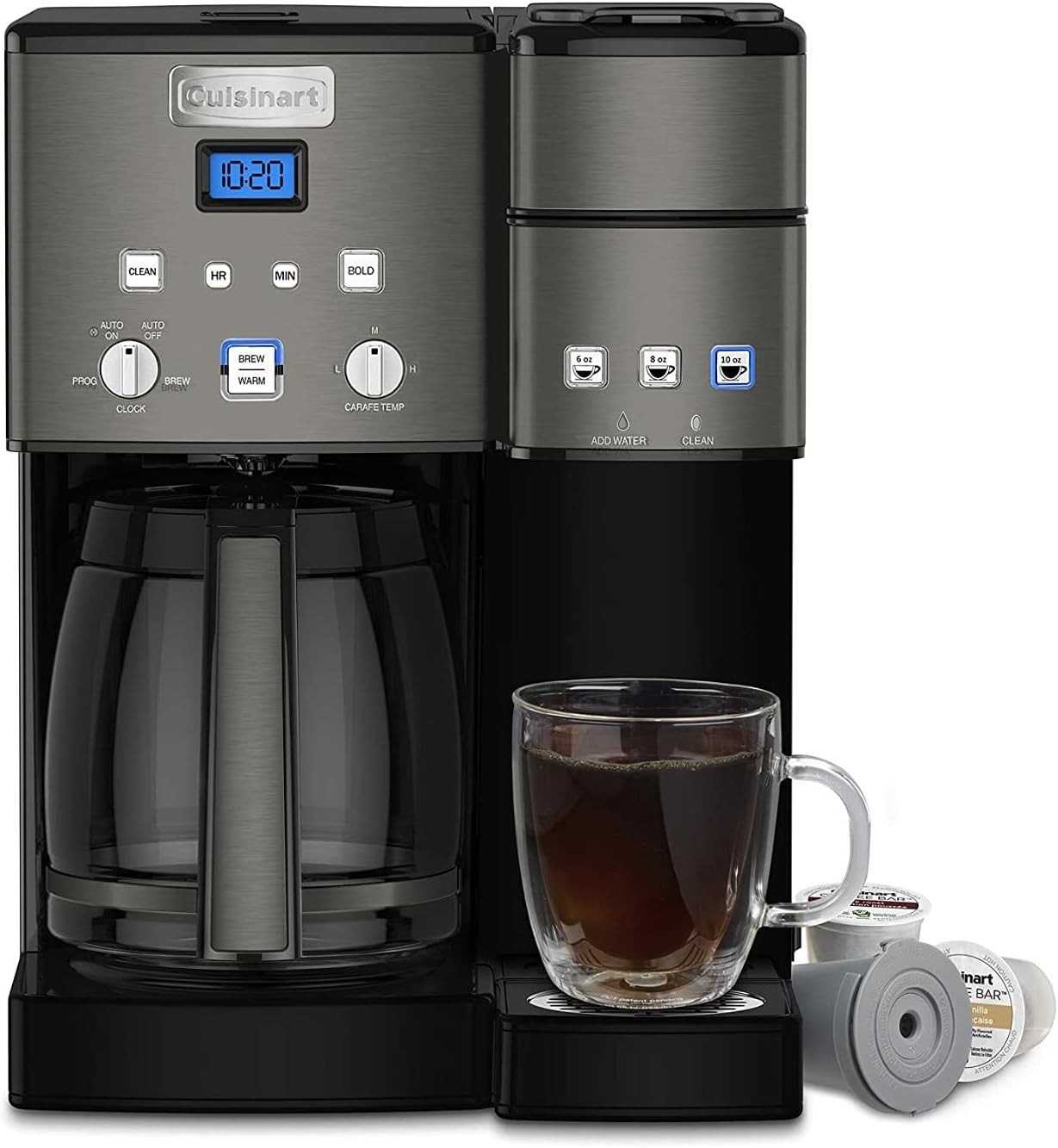 Cuisinart SS-15BKSP1 12 Cup Coffee Maker - Black/Stainless Steel (Open Box)