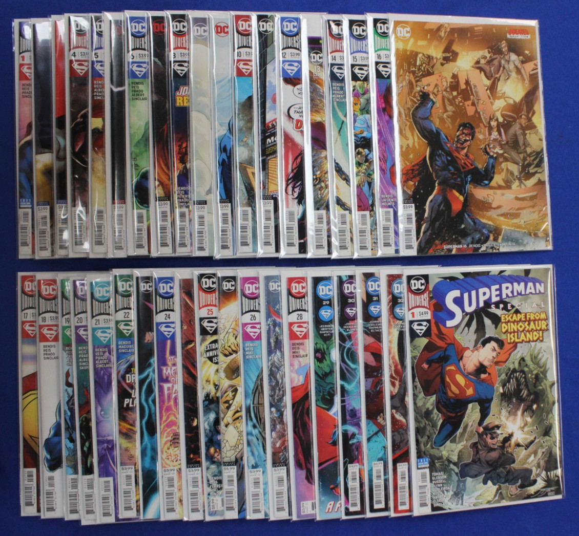 Superman #1-32 + Extras Near Complete Set Lot of 38 VF-VF/NM 2018 DC KEYS