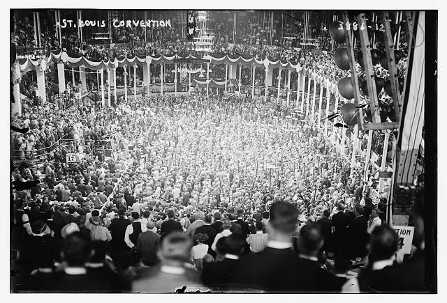 Photo:1916 Democratic National Convention St. Louis Crowd Indoor Hall