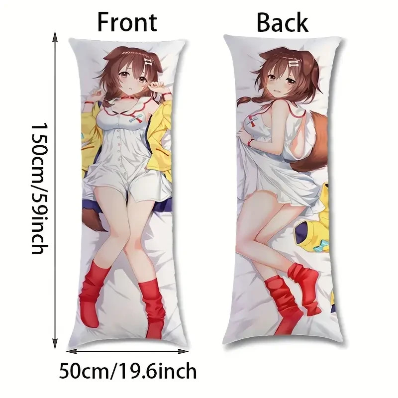 Hololive Inugami  Korone 2WAY Body Pillow Cover Dakimakura 160cm x 50cm