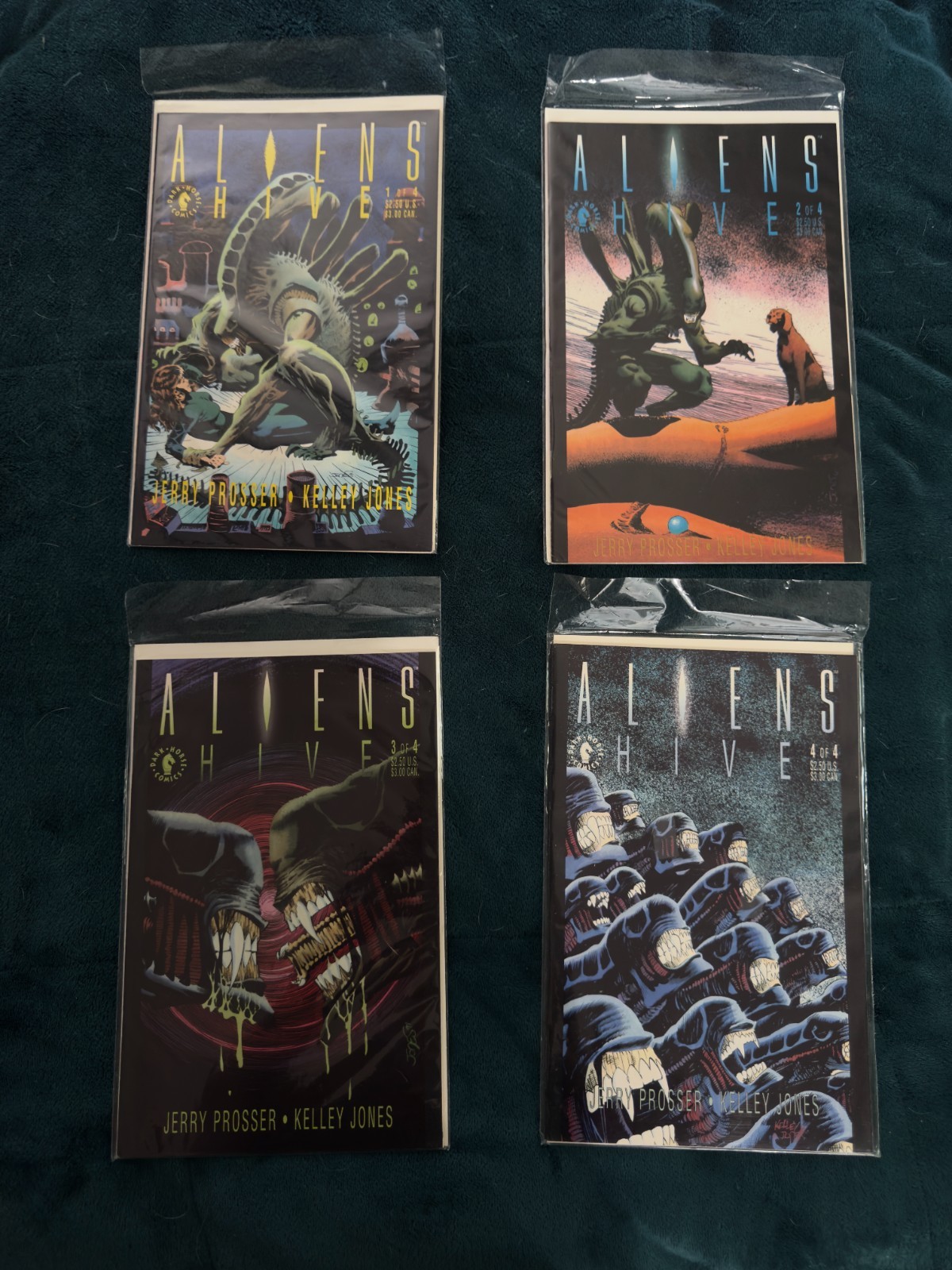 Aliens Hive #1-4 NM Complete Set UNREAD 1992 Kelley Jones Art Dark Horse Comic
