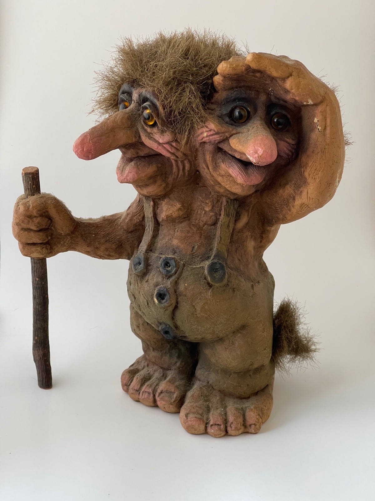 Vintage NyForm Norway Two Headed Troll No 101 Large 11