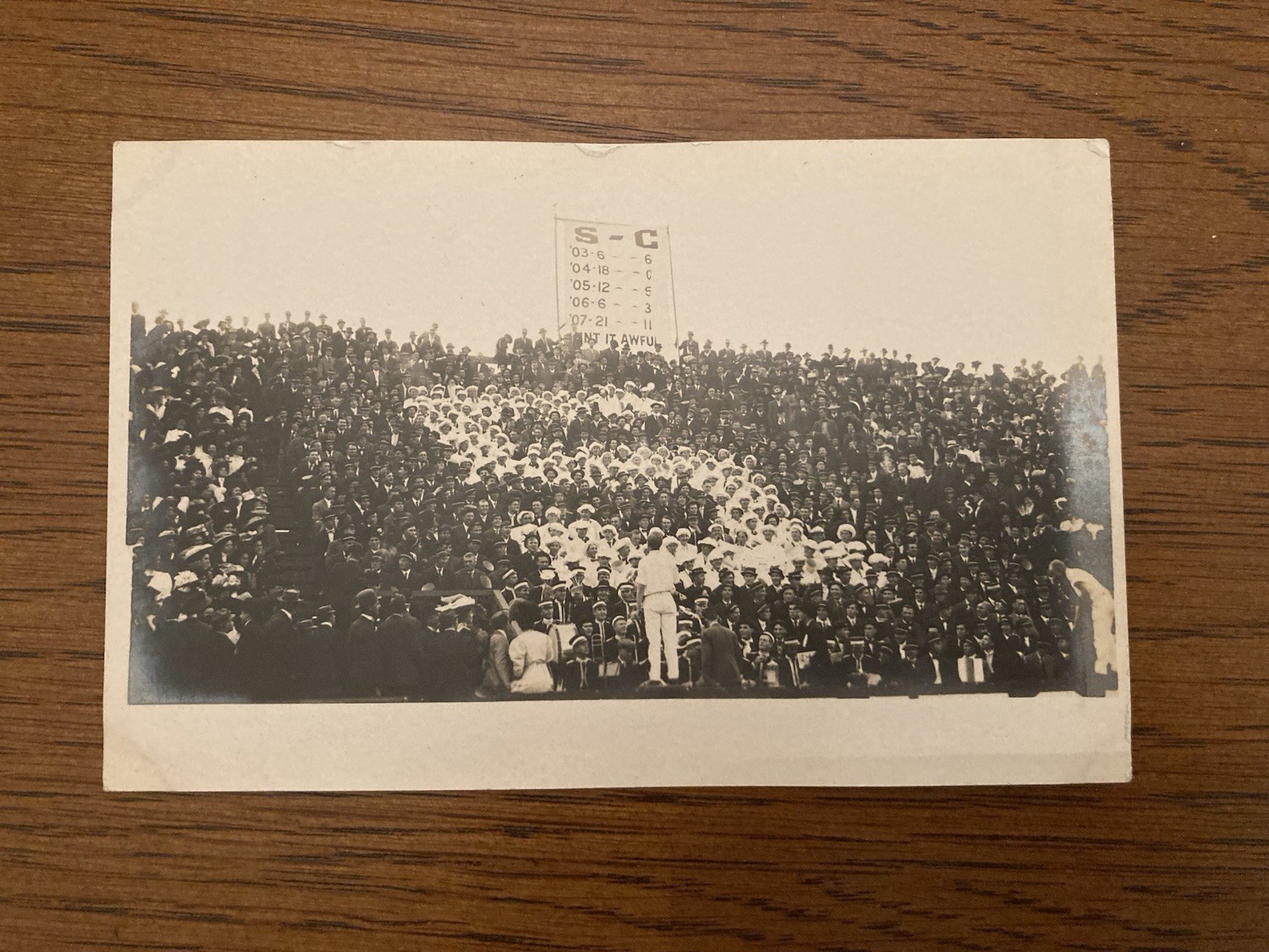 NOS 1908 “The Big Game” Cal vs Stanford University Football Real Photo Postcard
