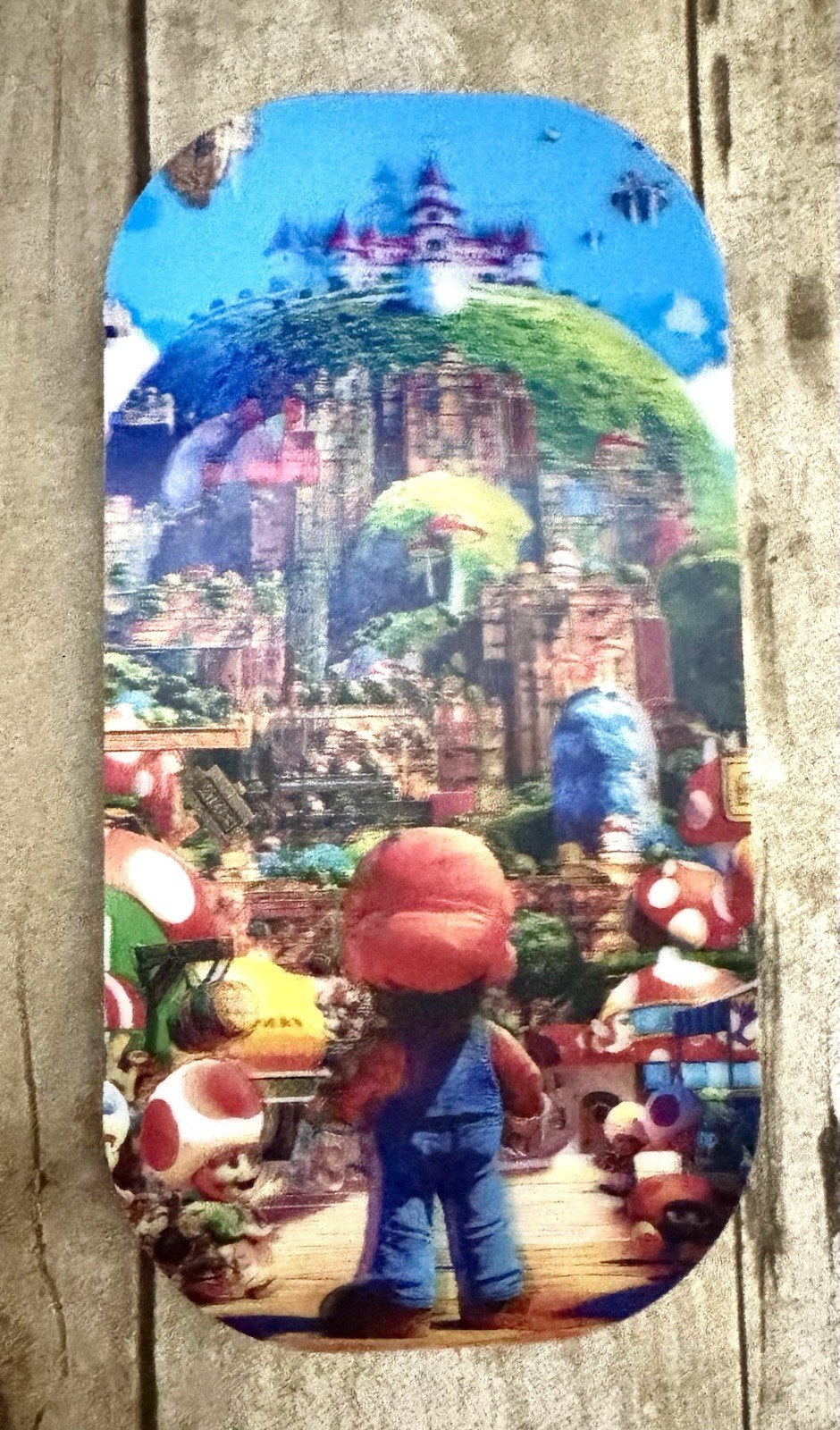 Mario Kart Custom 8”x4” Rolling Tray  W/ Holographic Lid New  Nintendo Toad New