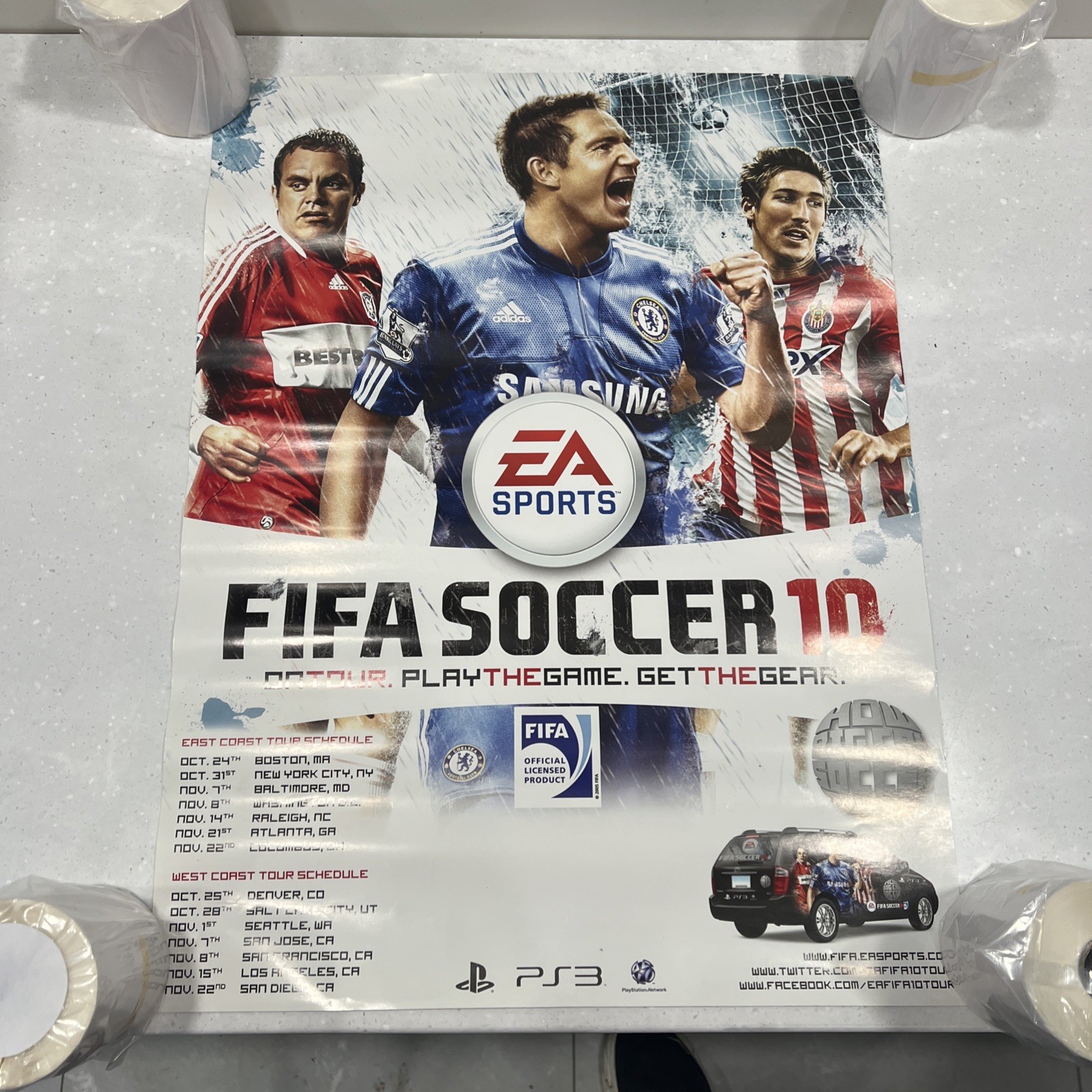 FIFA SOCCER 10 Ea Sports Poster  24 X 18