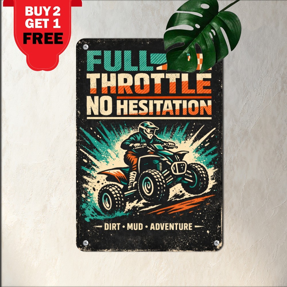 Just Gonna Send It Off-Road Buggy Sign 8x12 Extreme Dirt Trail Metal Plaque